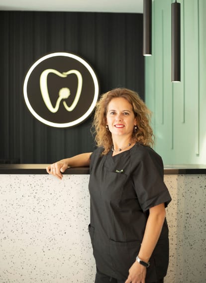 Recepción de la Clínica Dental Eva Flores